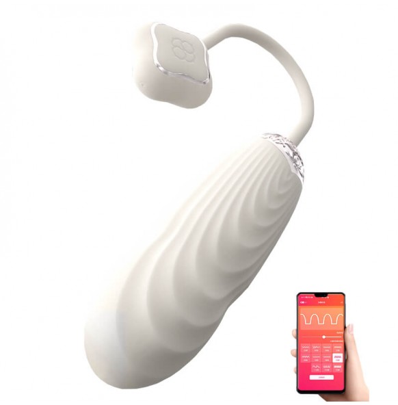 USA SVAKOM - ARAVINDA Vibration Thrust Bullet APP-CONTROLLED (Chargeable - White) USA SVAKOM - ARAVINDA Vibration Thrust Bullet APP-CONTROLLED (Chargeable - White)